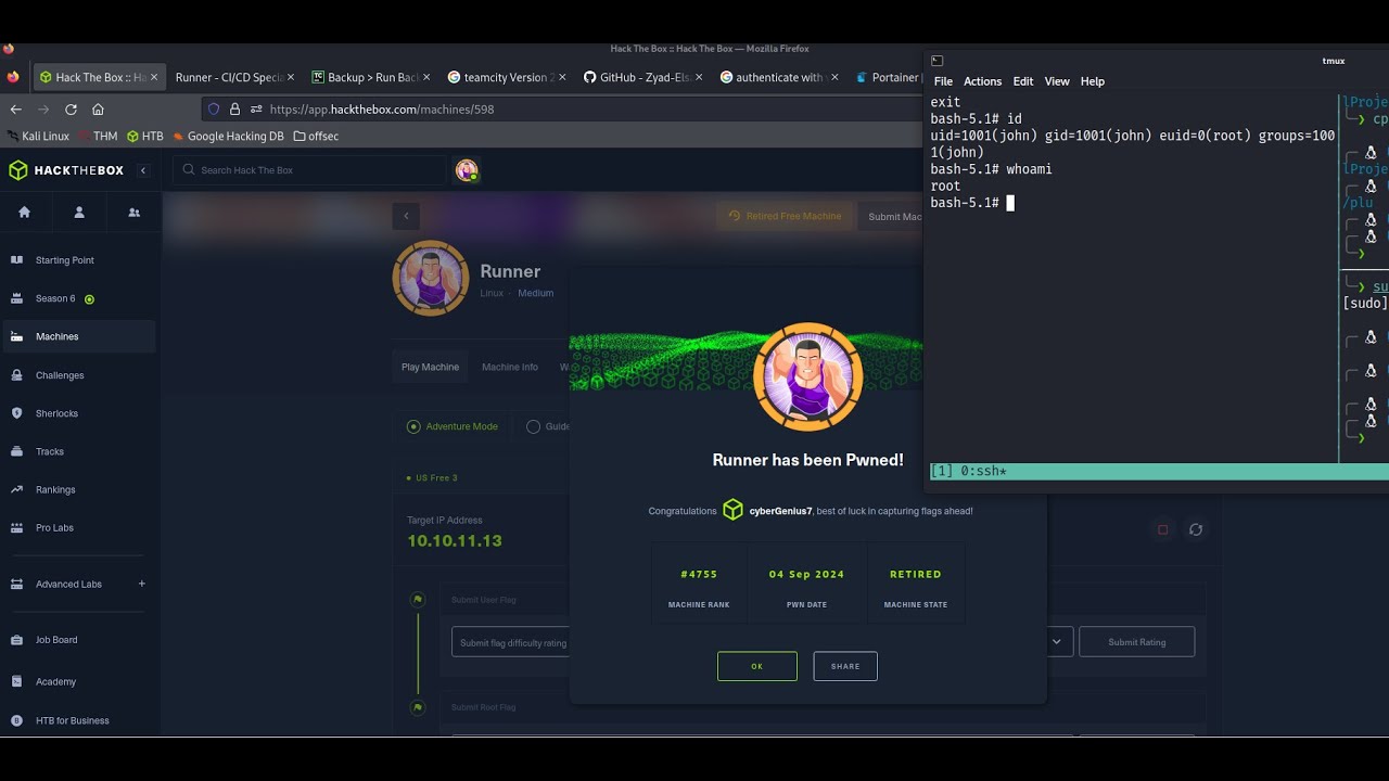 HackTheBox - Runner