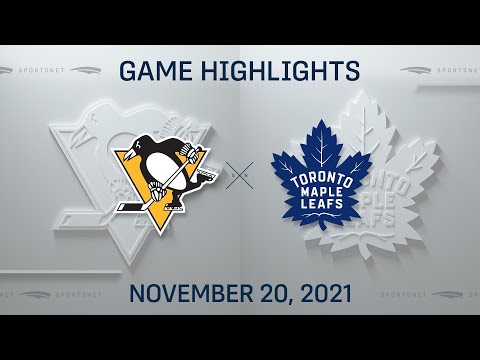 NHL Highlights | Penguins vs. Maple Leafs - Nov. 20, 2021