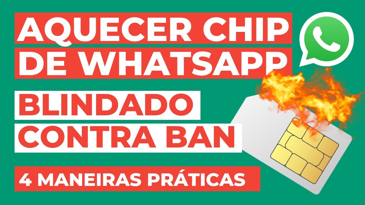 ✅ Como AQUECER CHIP DE WHATSAPP e Evitar Bloqueio da Conta | Pare de Ter Seu Chip Banido