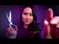 ASMR Plucking Negative Energies For Sleep Hand Movements Scissors Massage Mouth Sounds