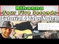 Rihanna - FOUR FIVE SECONDS Easy Guitar ...