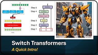 Download the video "Mixture of Experts (MoE) + Switch Transformers: Build MASSIVE LLMs with CONSTANT Complexity!"