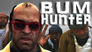 GTA 5 Free Roam - Killing Bums: The Bum Hunter - GTA 5 Funny Moments Episode 13 - Gamer Goat