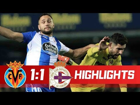 Villarreal vs Deportivo 1-1 All Goals & Highlights 07/01/2018 HD