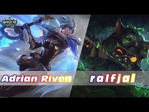 ADrian Riven Riven vs Teemo Top -  Best Riven Plays -  Adrian Riven Climbing up quickly Riven Buffs