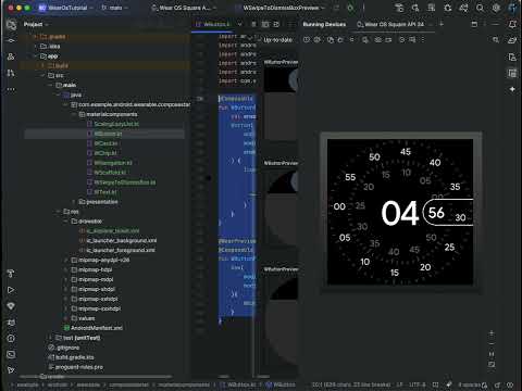 How to use Compose for creating WearOS Android Applications?