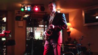 Ian Thompson solo sax live 2014