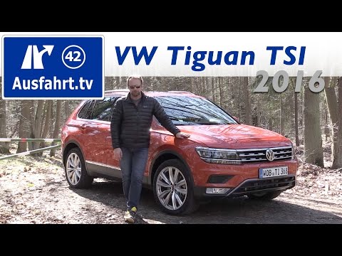 2016 Volkswagen VW Tiguan 2.0 TSI 180 PS - Driving Impression