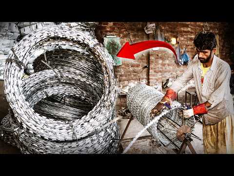 How Razor Wire Is Made | Razor Barbed Wire Manufacturing Process Explained