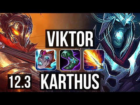 VIKTOR vs KARTHUS (MID) | 9/0/5, Rank 7 Viktor, Legendary | BR Challenger | 12.3