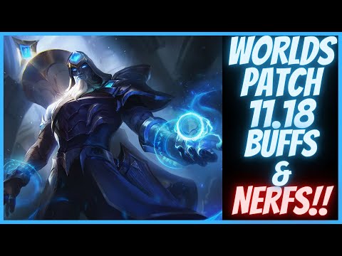 WORLDS 2021 PATCH 11.18 BUFFS N NERFS!!!| League of Legends