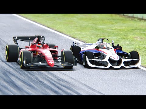 Ferrari F1 2022 vs BMW F1 2025 Concept at Imola GP