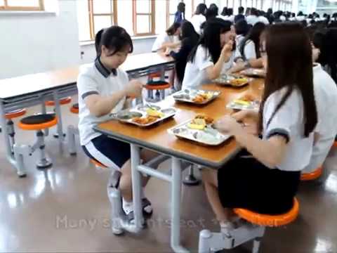 girl's high school life in south korea