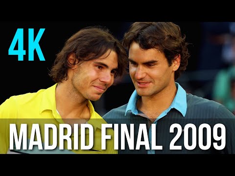 Roger Federer vs Rafael Nadal - Madrid 2009 ● 4K