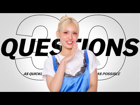 JEON SOMI Answers 30 Questions As Quickly As Possible