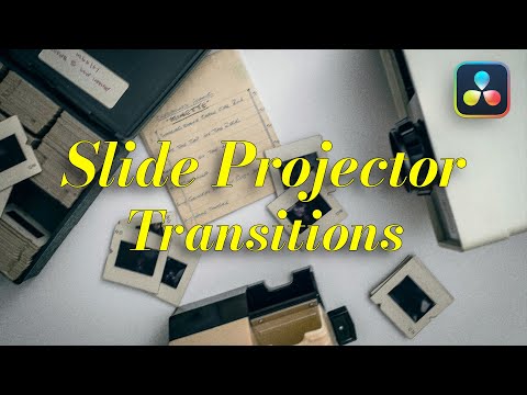 Slide Projector Transitions for DaVinci Resolve | Vintage Emulation