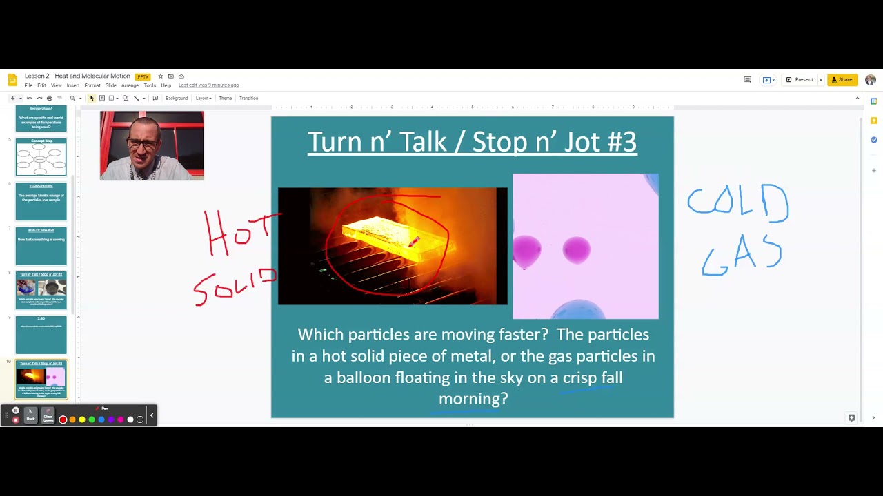 Lesson 2 - Heat and Molecular Motion.pptx - Google Slides