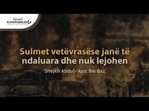 Sulmet vetëvrasëse janë të ndaluara dhe nuk lejohen - Shejkh Bin Baz