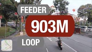 SMRT Buses Feeder 903M | Bus Service Route Visual