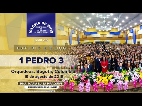 Estudio bíblico: 1 Pedro 3, Orquídeas, Bogotá, Colombia, Hna. María Luisa Piraquive, 19 agosto 2019