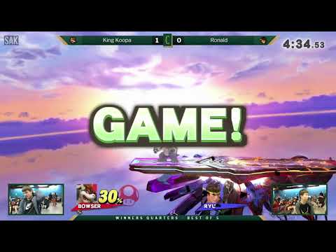 Chronicles Origins Winners Quarters - King Koopa (Bowser) vs Ronald (Ryu)