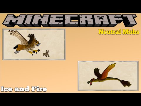 ICE AND FIRE MOD - NEUTRAL MOBS - MINECRAFT 1.16.5...