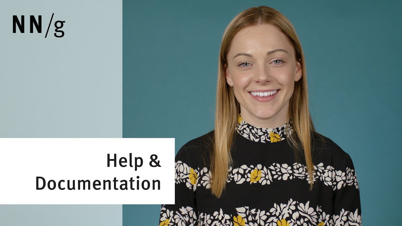 Usability Heuristic 10: Help & Documentation