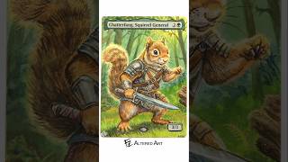 Chatterfang, Squirrel General by FZ AlteredArt #mtg #mtgart #mtgalter #mtgcommunity #magictcg