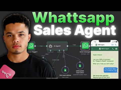 Build A WhatsApp Sales Agent In 19.44 mins (n8n tutorial)