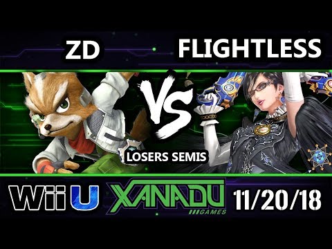 S@X 277 Smash 4 - Flightless (Bayonetta) Vs. Demise | ZD (Fox) Wii U Losers Semis