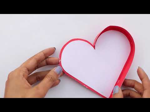 How To Make Heart Shaped Gift Box Out of Paper | Valentine Day Gift Box Ideas