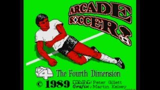 ACORN ELECTRON - ARCADE SOCCER - 4TH DIMENSION - 1989