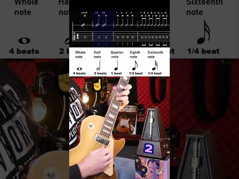 Beginner guitar rhythm lesson - play along & practice!