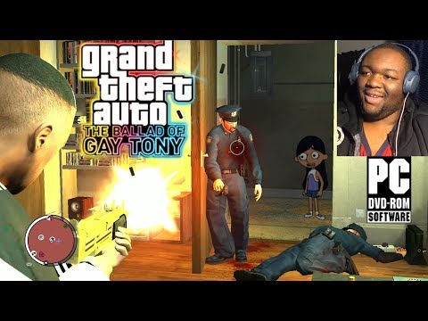 GTA: The Ballad Of Gay Tony [PC] Random Gameplay with Facecam