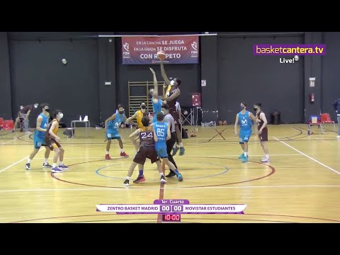 U16M - CB ZENTRO vs MOVISTAR ESTUDIANTES.- Liga Cadete masc. FBMadrid (18-2-21) #BasketCantera.TV
