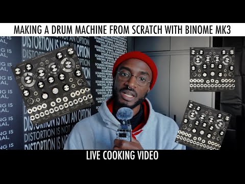 Making a Drum Machine from Scratch with BINOME MK3 + Live Eurorack Jam