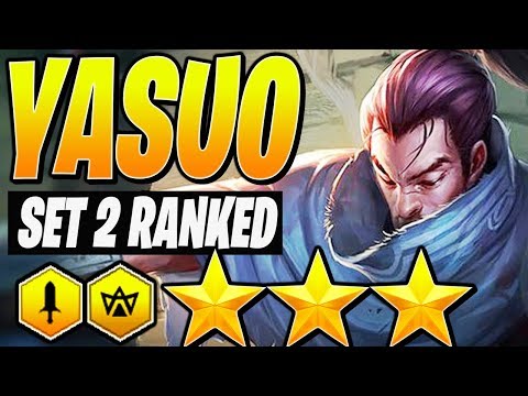 YASUO ⭐⭐⭐ - Teamfight Tactics Ranked Strategy SET 2 Best Comp 10.5 Patch Meta Guide TFT