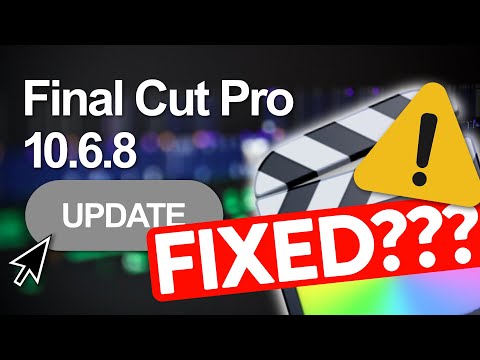 Final Cut Pro 10.6.8 Update Just Released! 🧲🎞️
