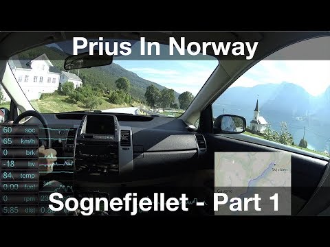 #52 Prius 2 in Norway - Sognefjellet, Part 1: Gaubne - Skjolden