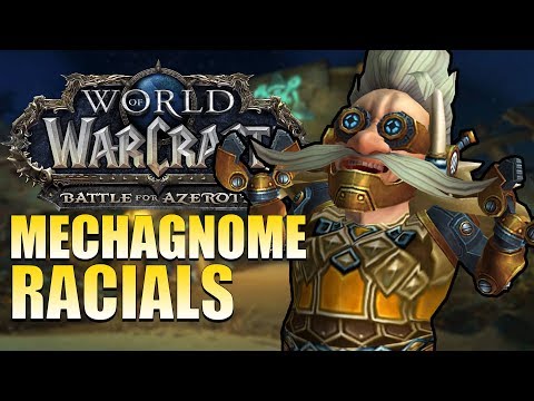 Mechagnome Racials - In Game Preview | Battle for Azeroth