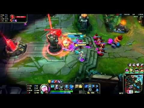 Janna and Master Yi vs the enemy team