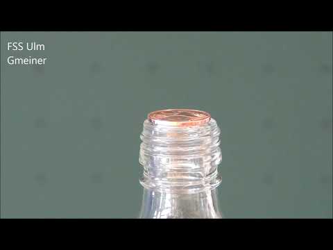 Wärmeausdehnung von Luft mit Glasflasche