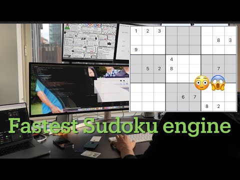 The Fastest Sudoku solver, that will blow your mind.