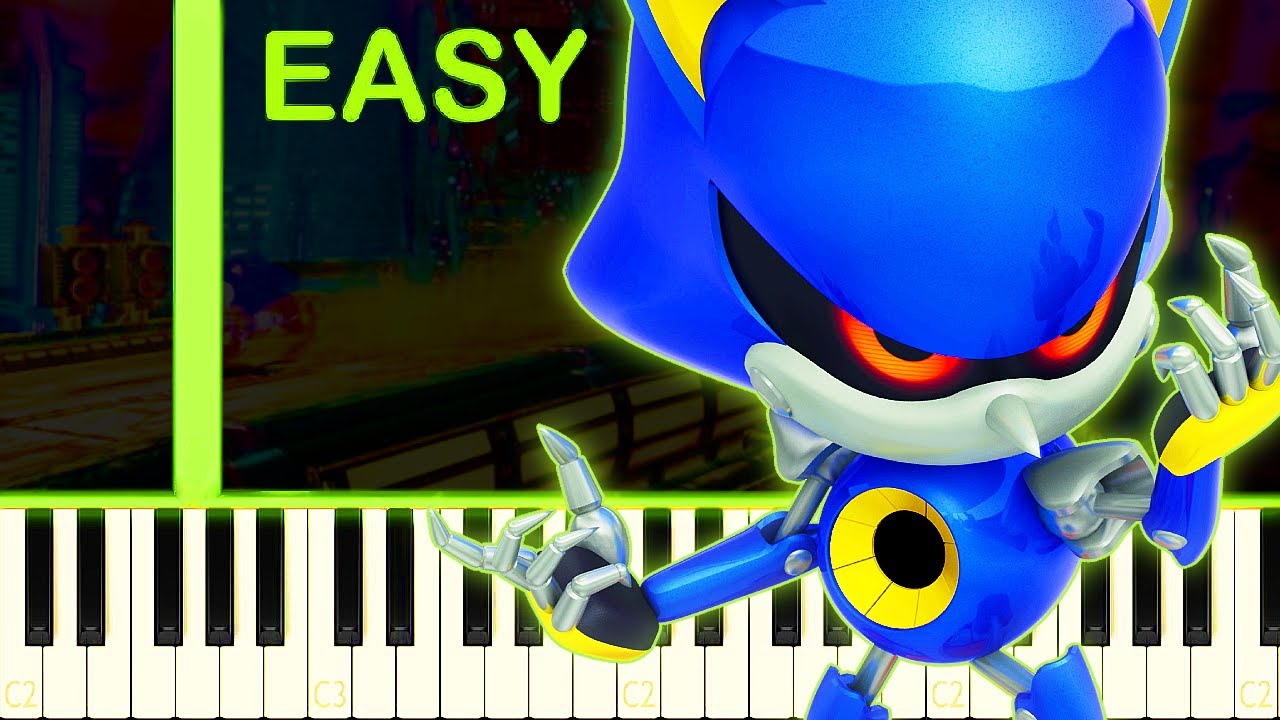 Vs. Metal Sonic | Sonic Generations - EASY Piano Tutorial