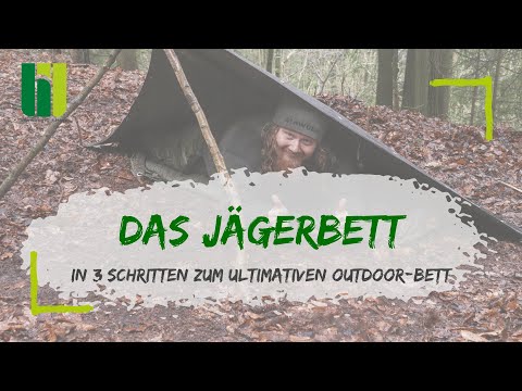 ZELTBAHN LIFEHACK: Bau Dir das ultimative Jägerbett für Dein nächstes Outdoor-Abenteuer! 🌳⛺