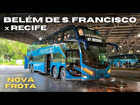 Viajando de BELÉM DE SÃO FRANCISCO para RECIFE via FLORESTA na NOVA FROTA 2026 DA PROGRESSO