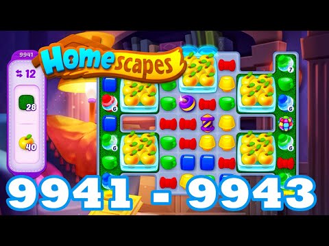 Homescapes Level 9941 - 9943 HD 3 - match puzzle game | Gameplay Walkthrough | android | 9942