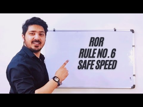Rule no. 6 |RULES OF ROAD| ROR | NAVIGATION| #ror #navigation #deckofficer #merchantnavy