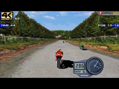 Moto Racer 2 (1998) - PC Gameplay 4k 2160p / Win 10