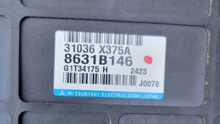 2012 Mitsubishi Outlander Sport TCM Location and Removal
